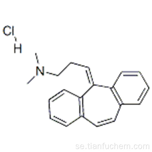 1-propanamin, 3- (5H-dibenso [a, d] cyklohepten-5-yliden) -N, N-dimetylhydroklorid (1: 1) CAS 6202-23-9